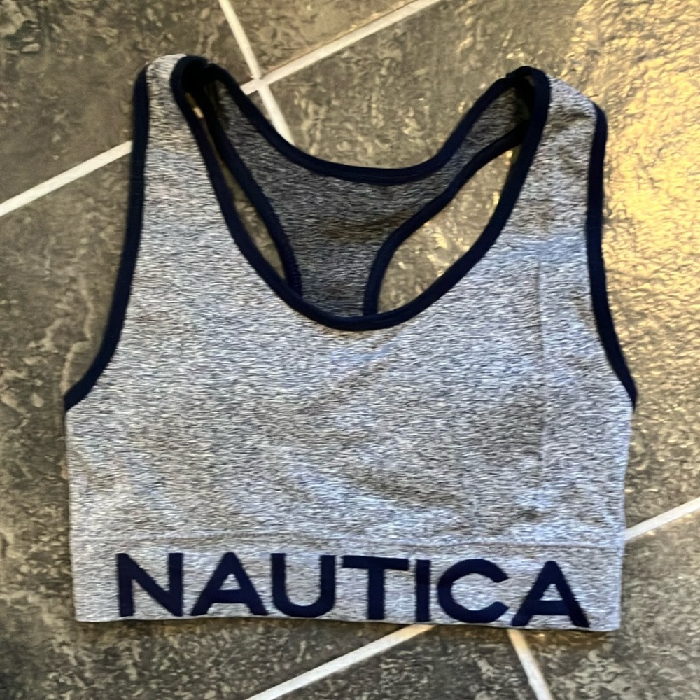 Gray Sports Bra NWOT